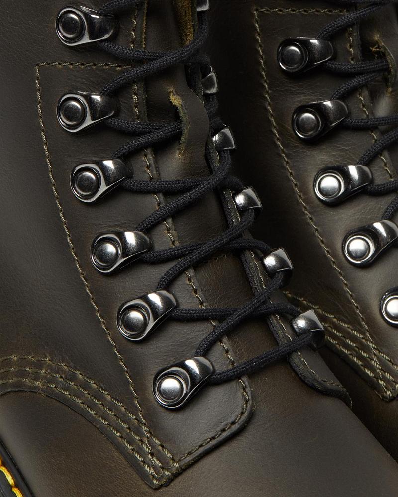 Dr Martens Leona Lær Ankelstøvletter Dame Brune | Norge 701FDN